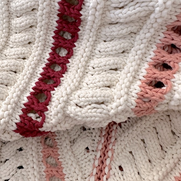 Ba&sh crochet multi colored sweater Size Small excellent condition! - Picture 10 of 13